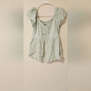 💥💥Light Green Textured Blouse